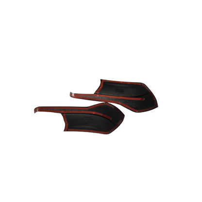 JDMuscle 22-24 Subaru WRX Tanso Dry Carbon Fiber Side Mirror Lower Trim Covers w/ Gloss Finish