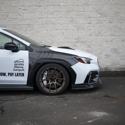 JDMuscle [22-25 WRX] Carbon Fiber Hood Scoop - Rally Style