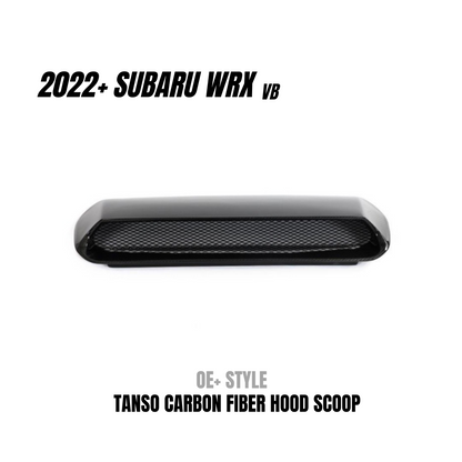 JDMuscle 22-24 Subaru WRX Carbon Fiber Hood Scoop - OE+/ Bulge Style - Return