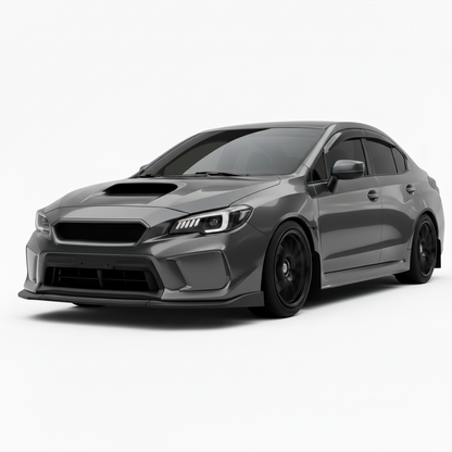 JDMuscle [18-21-WRX/STI] Fog Light Covers - Paint Matched / Gloss Black