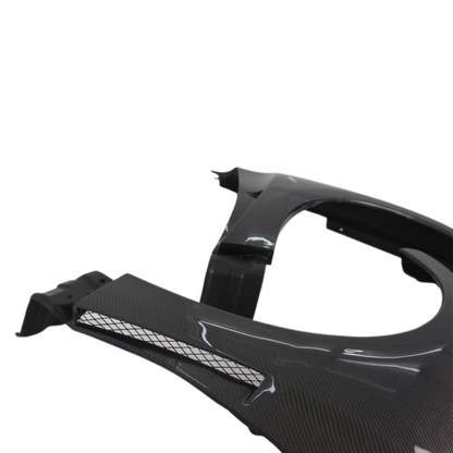 JDMuscle [08-14 STI / 11-14 WRX GRB/GVB] Tanso Carbon Fiber/FRP OE Style Fenders