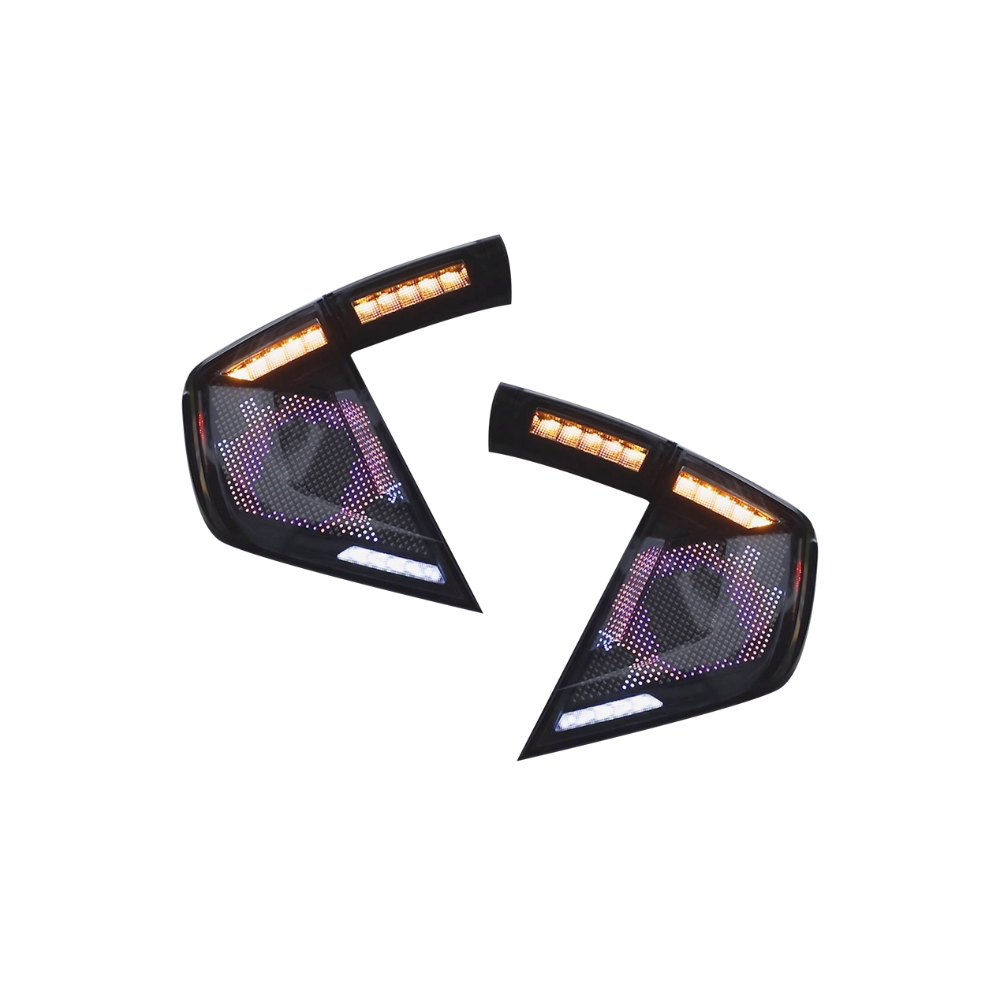 JDMuscle [17-21 FK8 Type R, FK7 Civic Hatch] Matrix Series LED Tail Lights