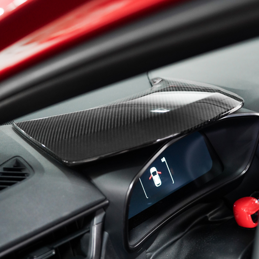 JDMuscle [23-24 Toyota GR Corolla] Carbon Fiber Speedometer Hood Cover