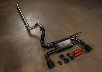 Jeep JLU/JL Wrangler Blackbear™ Valved Exhaust System