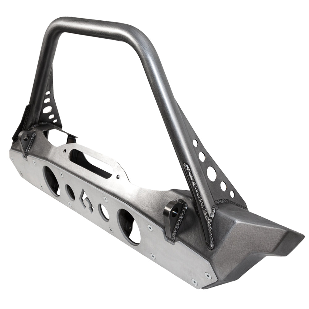 Nighthawk Stinger Front Bumper w- Aluminum Skid for JK, JL, & JT
