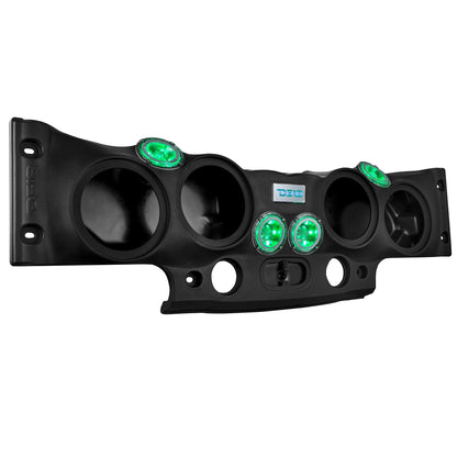 Jeep JK/JKU Overhead Sound Bar System Fits 4 X 8" Speakers (Not included) 4 X Tweeters PRO-TW4L and 2 X Drivers PRO-DRNSC1.5 and Harness Included- Black