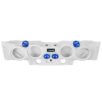 Jeep JK/JKU Overhead Sound Bar System Fits 4 X 8" Speakers (Not included) 4 X Tweeters PRO-TW4L and 2 X Drivers PRO-DRNSC1.5 and Harness Included- White