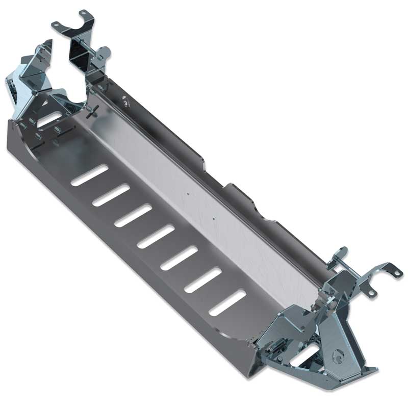 JLU 392 MUFFLER & TIP SKID