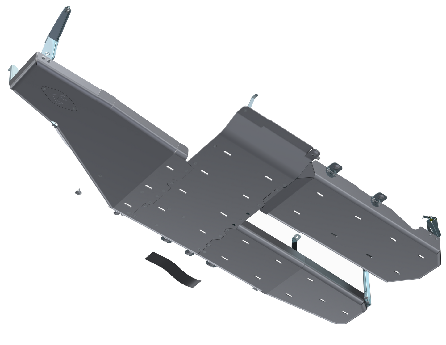 JLU 4XE BELLYPAN SKID With POWER PACK & EXHAUST SKIDs