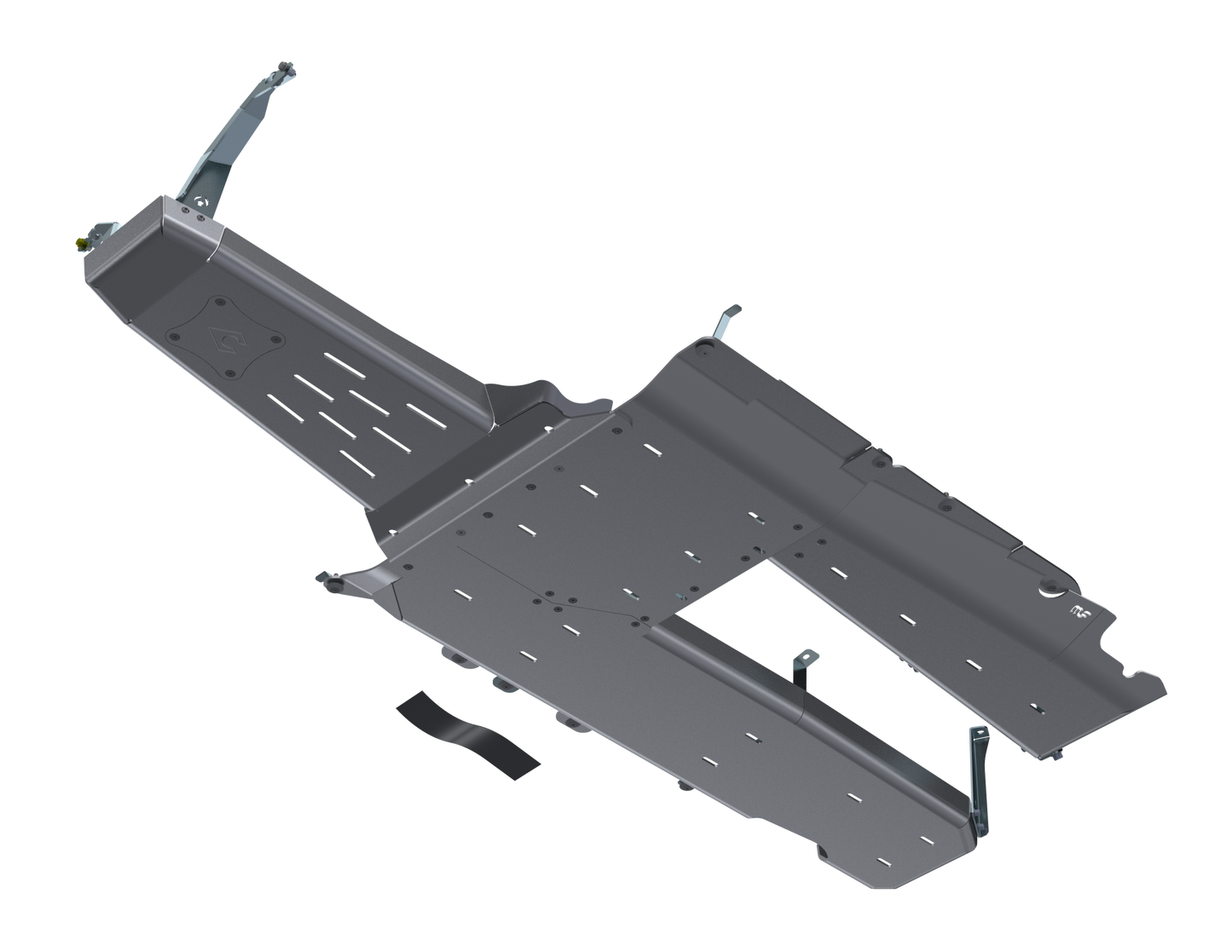 JLU 392 BELLYPAN SKID WITH MAGNAFLOW EXHAUST SKID