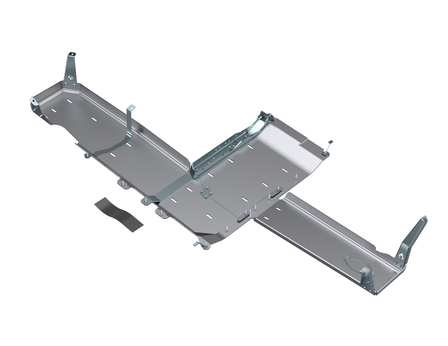 JLU Full Bellypan With Oil Door - 4 door 2.0L ALUMINUM 2018+