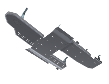 JLU Full Bellypan With Oil Door -  4 door 3.0L Diesel ALUMINUM