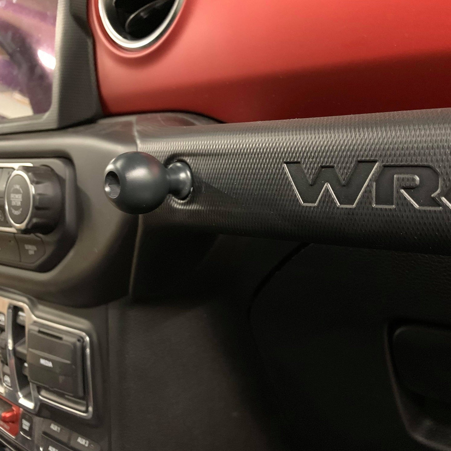 2018 - 2023 Jeep Wrangler JL/JLU Grab Bar Ball Mount
