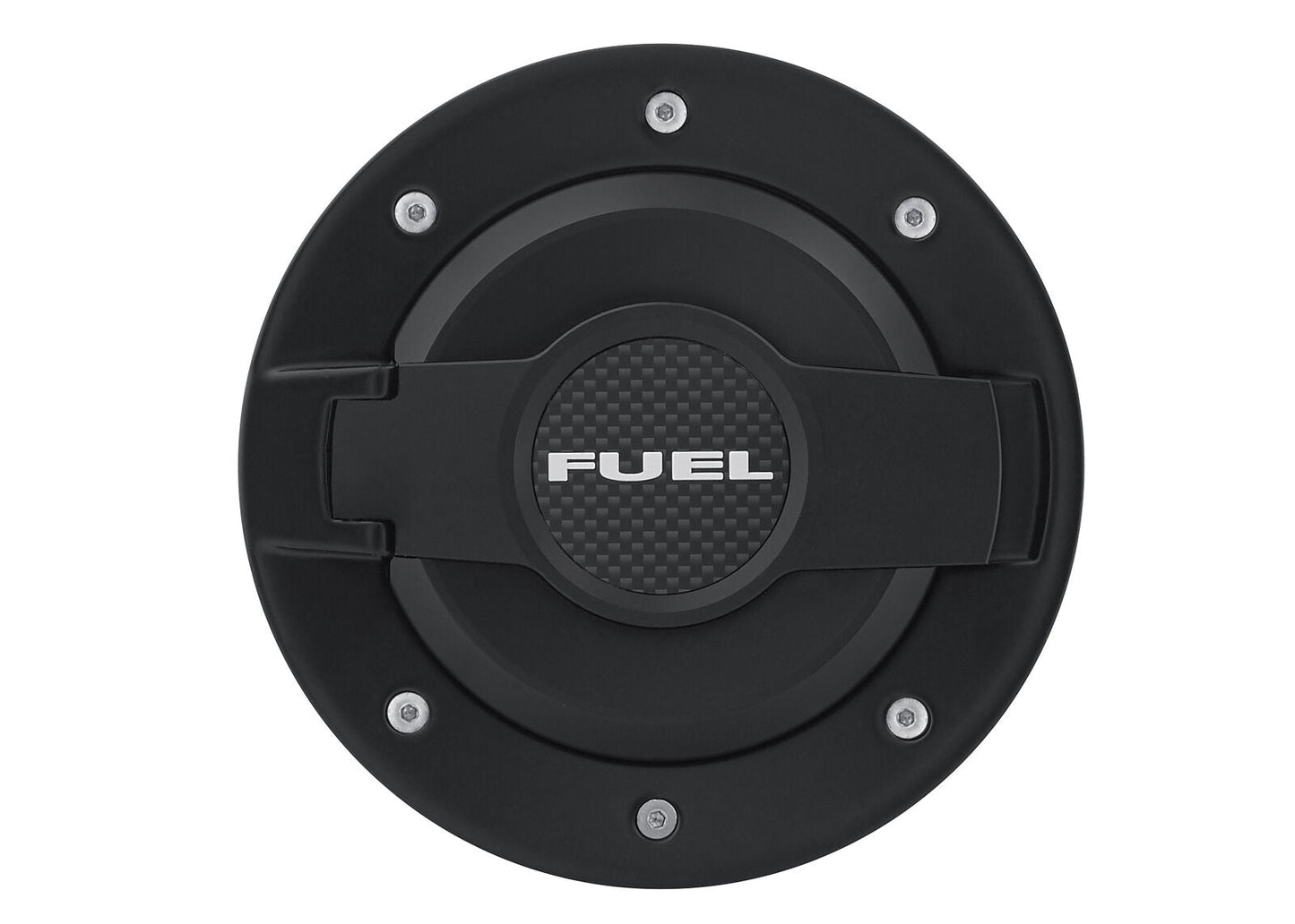 DV8 Offroad Wrangler JK Fuel Door Assembly | Black JP-190004-BLACK