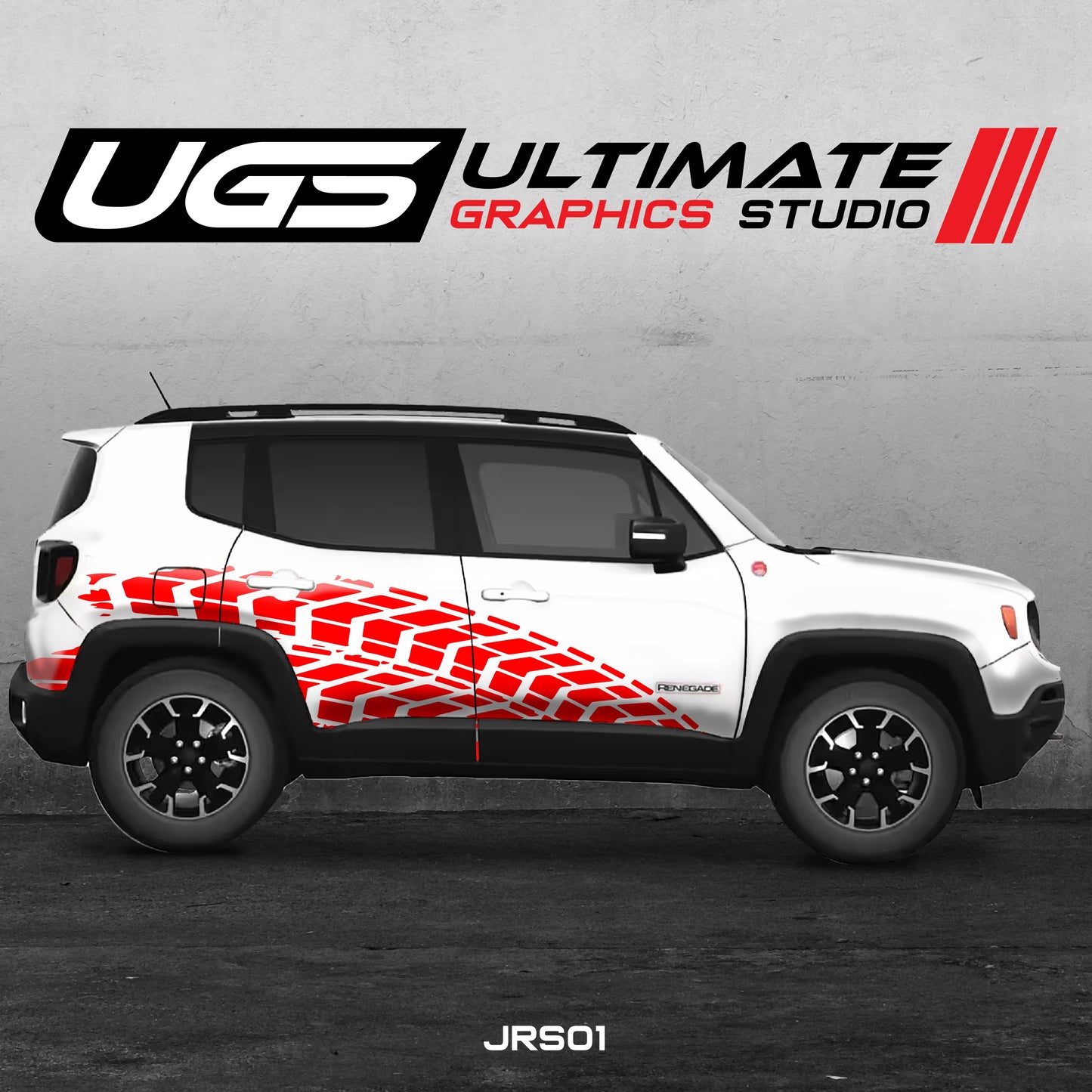 Jeep Renegade Tire Marks Graphics