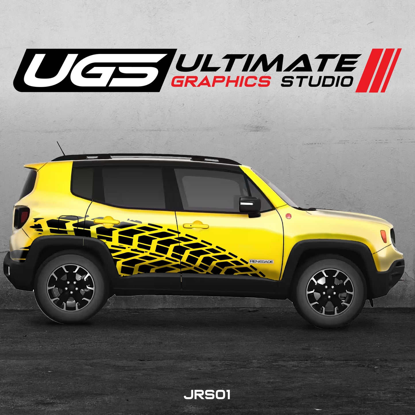 Jeep Renegade Tire Marks Graphics