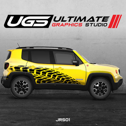 Jeep Renegade Tire Marks Graphics