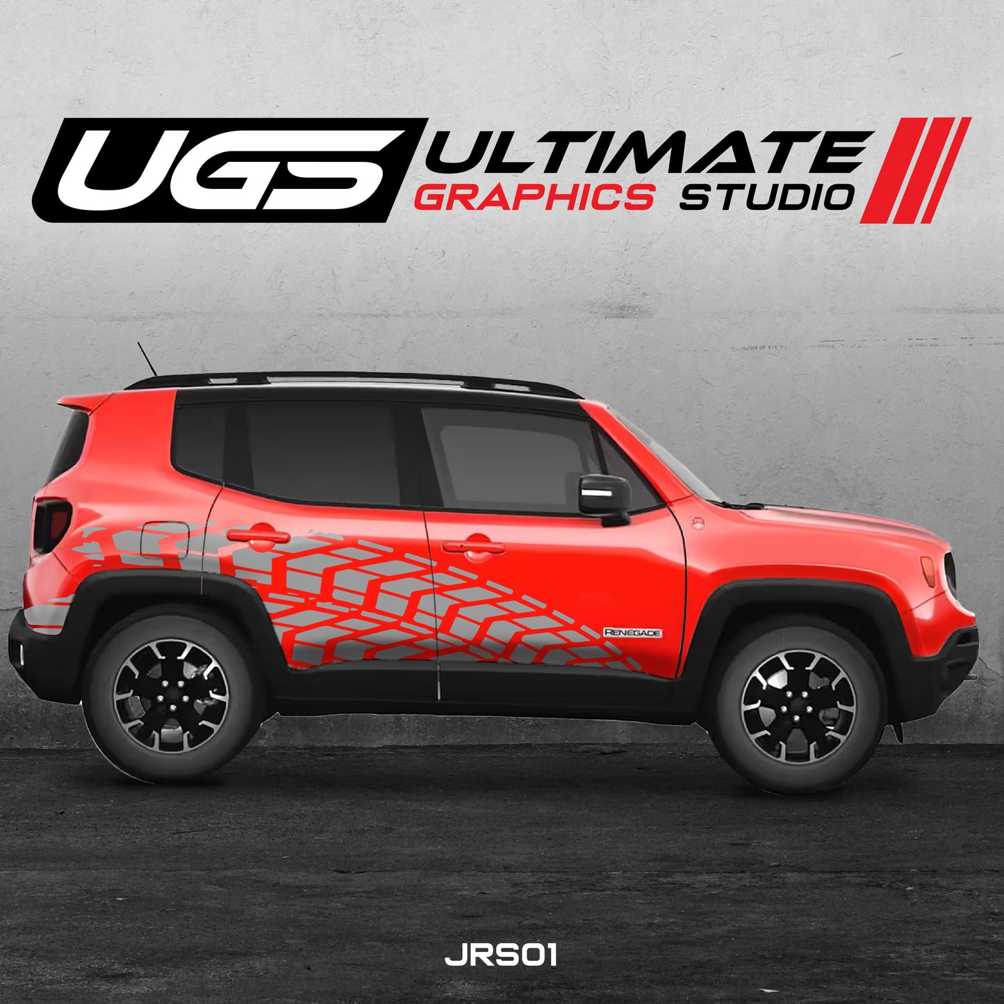 Jeep Renegade Tire Marks Graphics