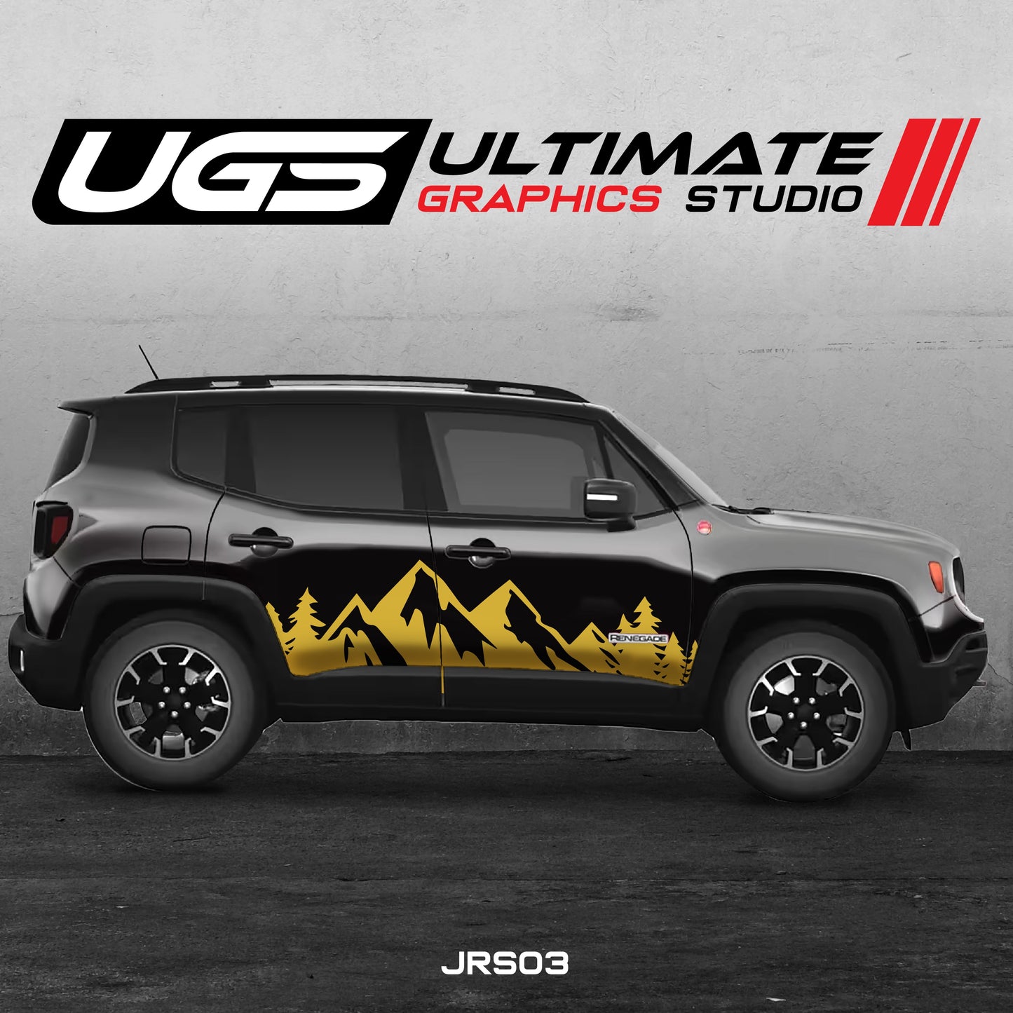 Jeep Renegade Mountain Graphics