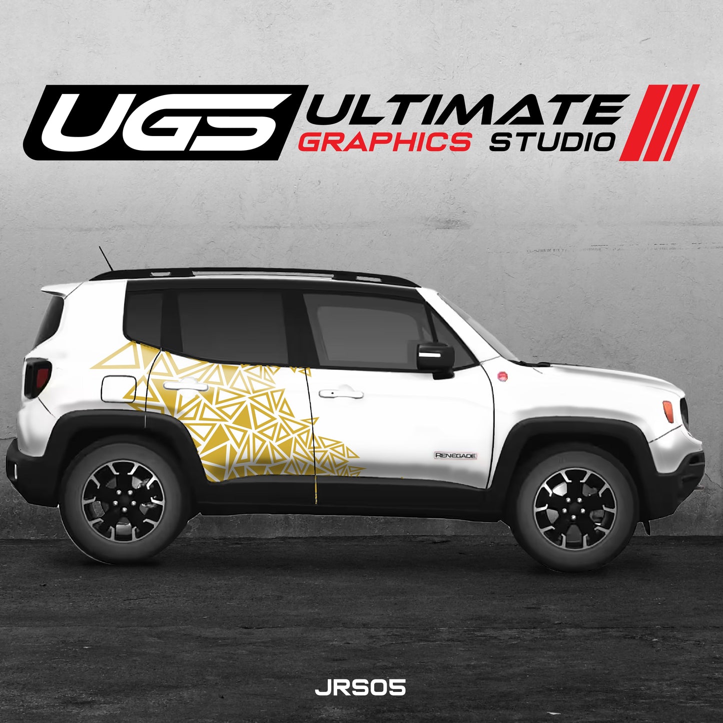 Jeep Renegade Abstract Pattern Side Graphics
