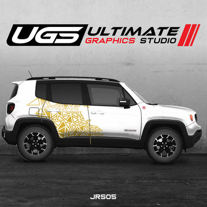 Jeep Renegade Abstract Pattern Side Graphics