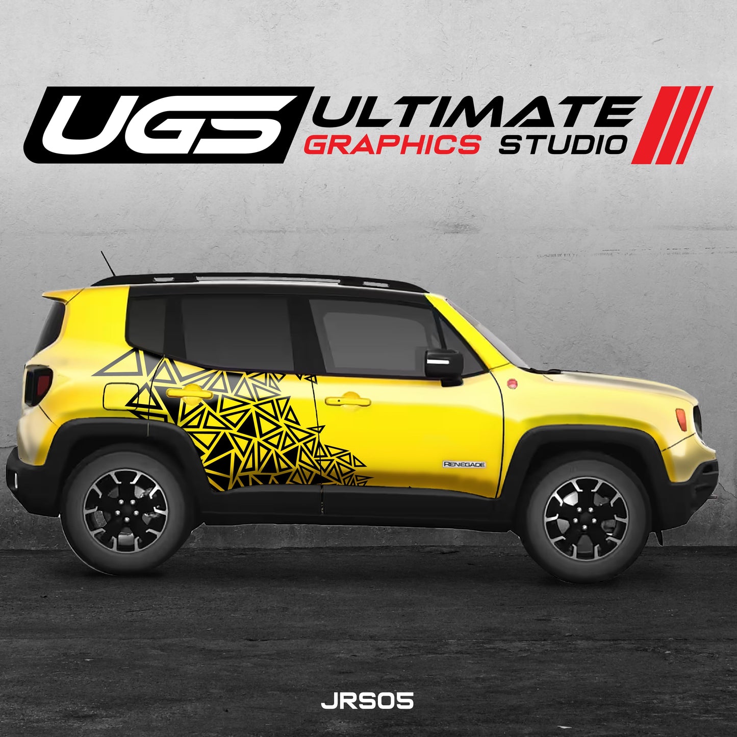 Jeep Renegade Abstract Pattern Side Graphics