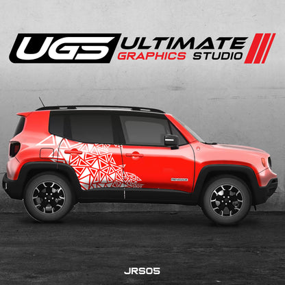 Jeep Renegade Abstract Pattern Side Graphics