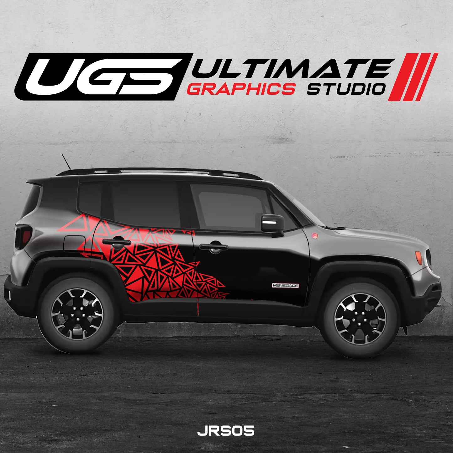 Jeep Renegade Abstract Pattern Side Graphics