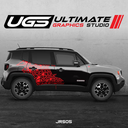 Jeep Renegade Abstract Pattern Side Graphics
