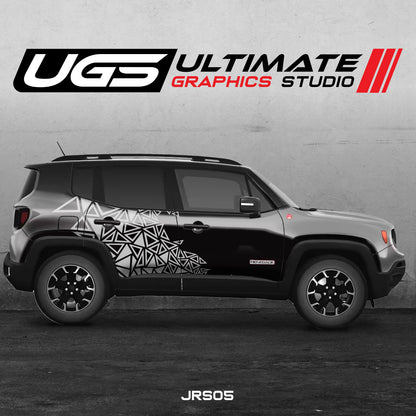 Jeep Renegade Abstract Pattern Side Graphics