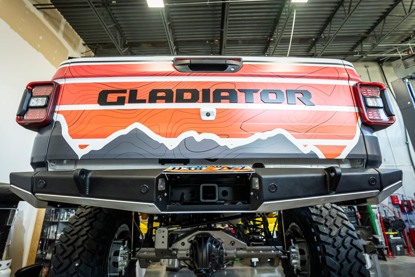 HIGH CLEARANCE REAR BUMPER MODULAR 2 INCH RECEIVER