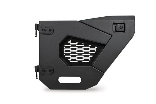 DV8 Offroad 2018-2024 Jeep Wrangler JL & Gladiator JT Rear Half Doors | Spec Series HDJL-02R