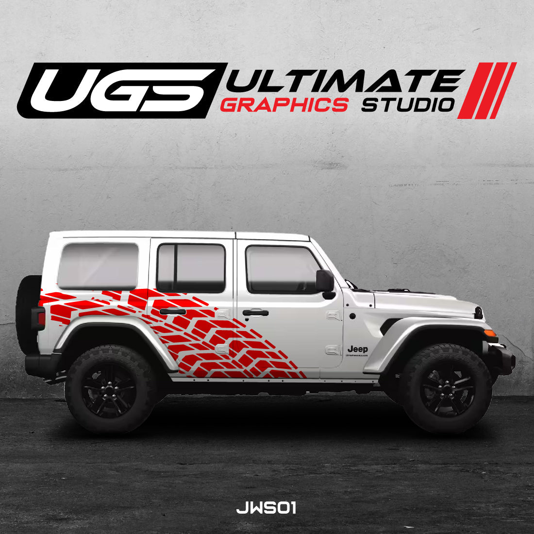 Jeep Side Road Marks Graphics