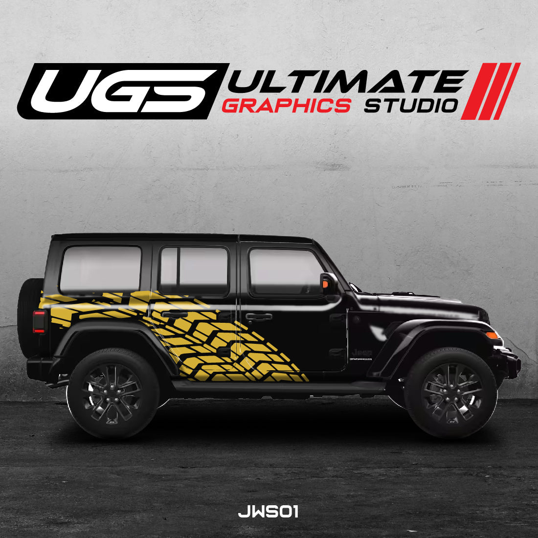 Jeep Side Road Marks Graphics