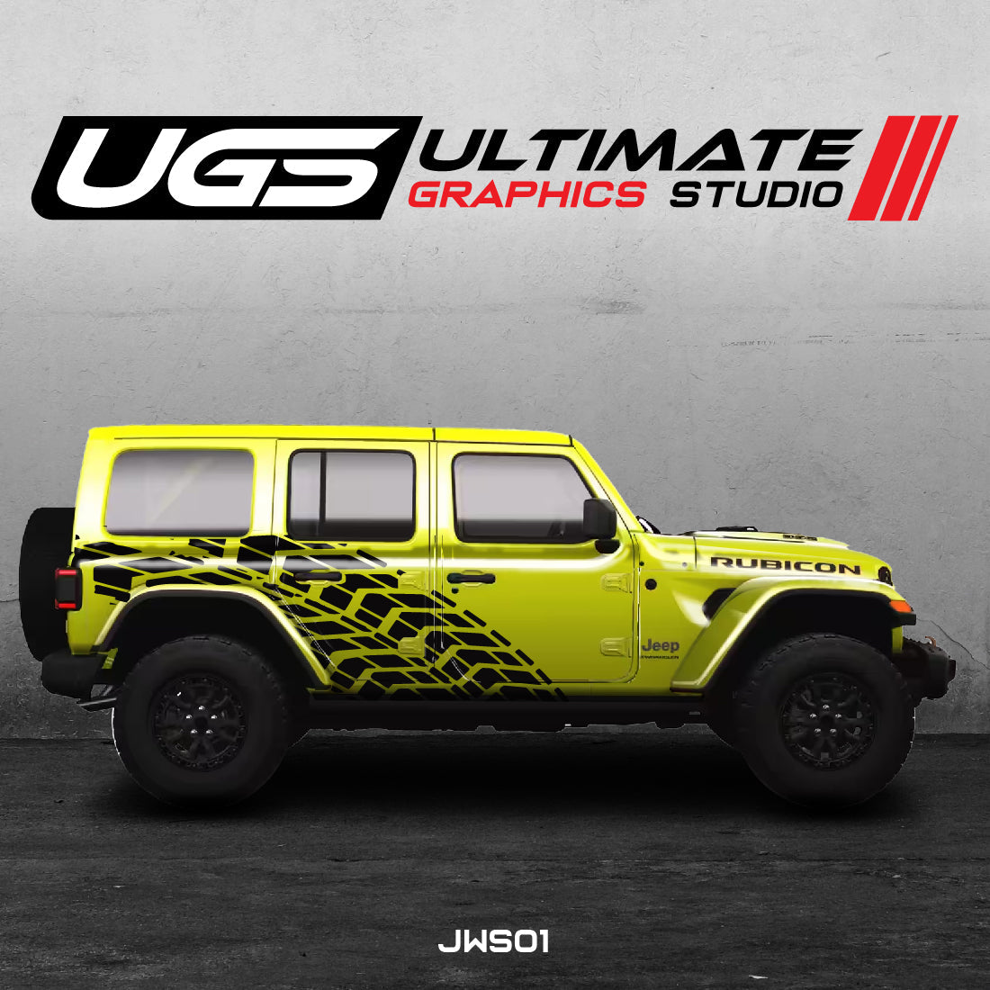 Jeep Side Road Marks Graphics