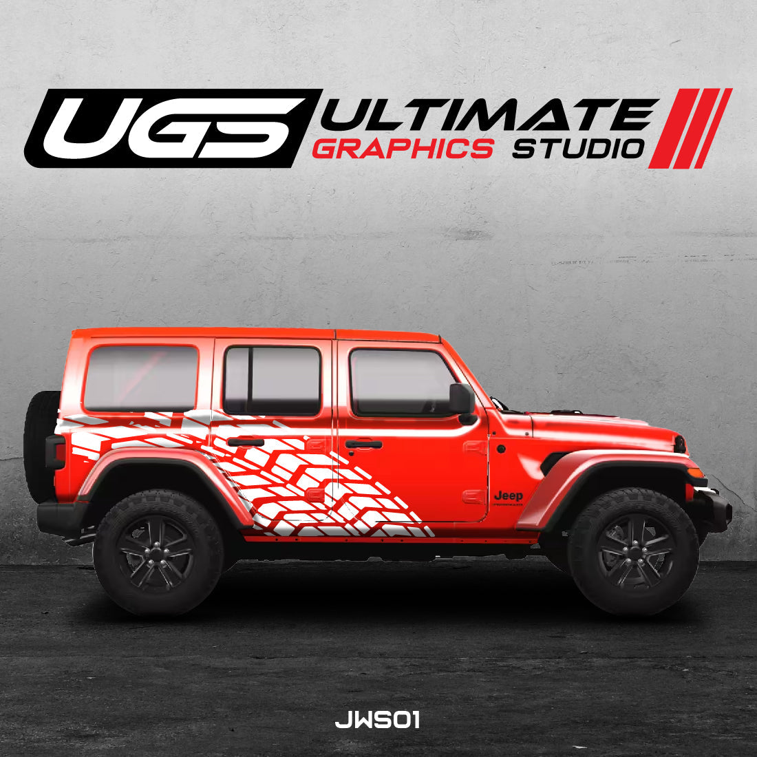 Jeep Side Road Marks Graphics
