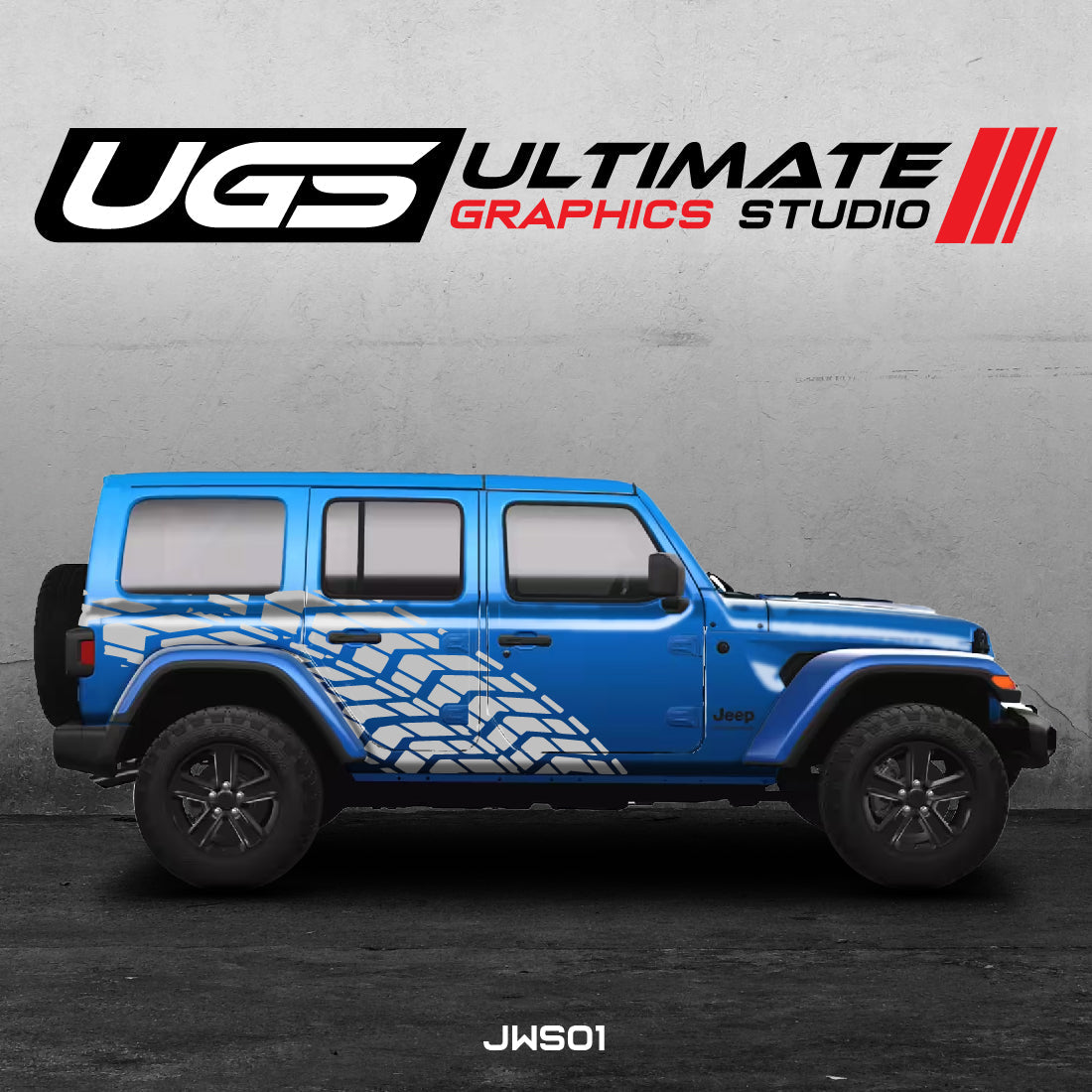 Jeep Side Road Marks Graphics