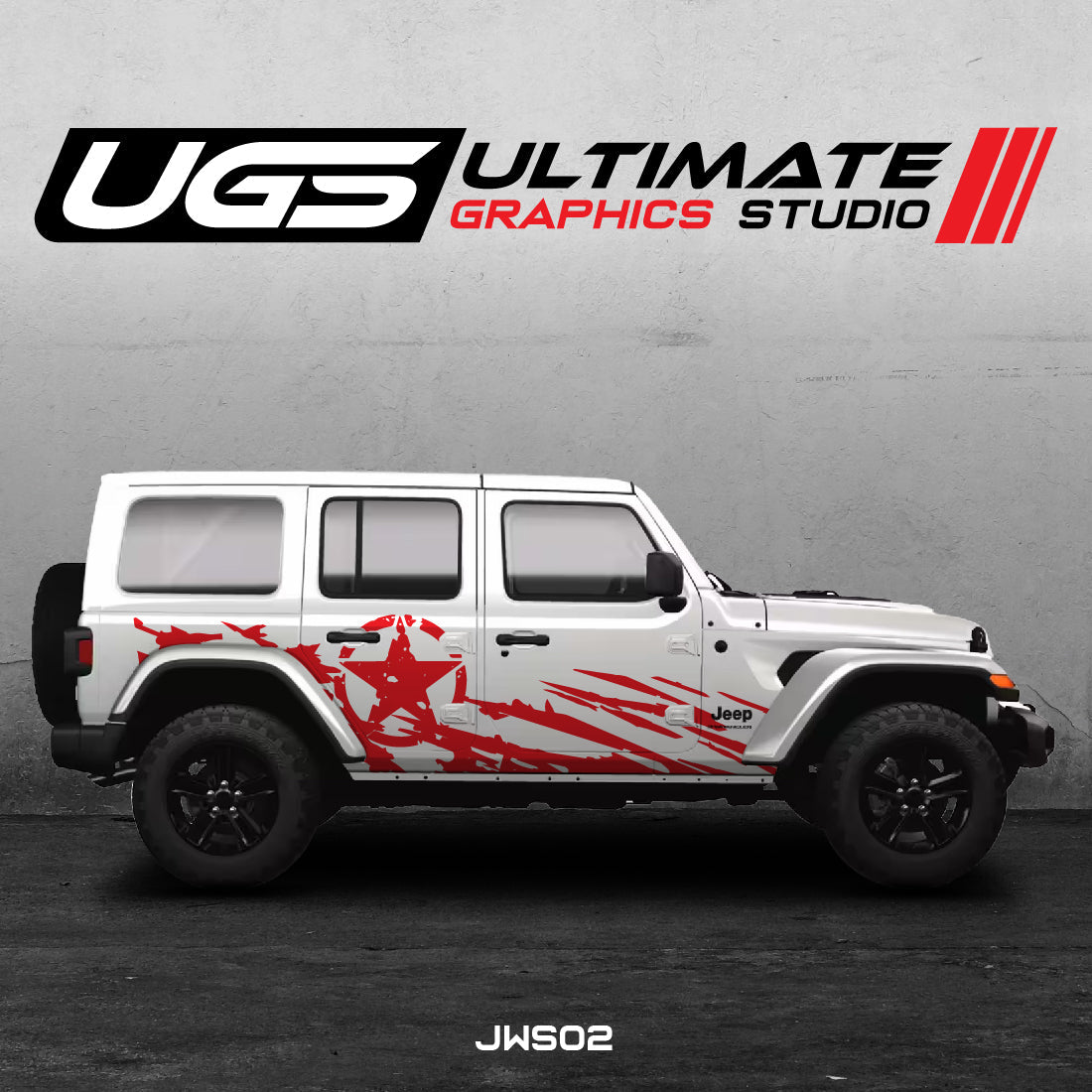Jeep Side Star Full Side Graphics