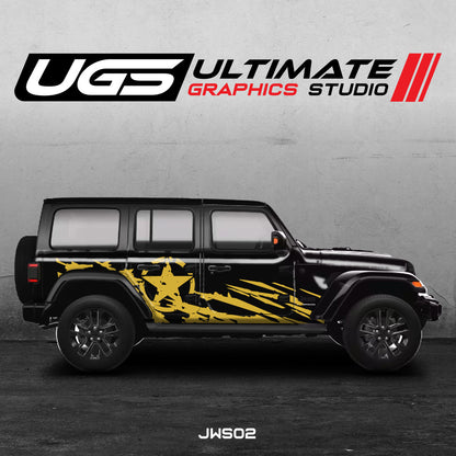 Jeep Side Star Full Side Graphics