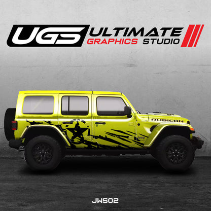 Jeep Side Star Full Side Graphics