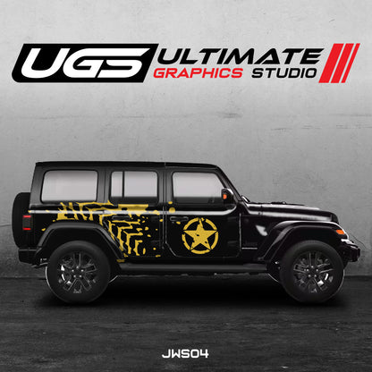 Jeep Star Door Graphics