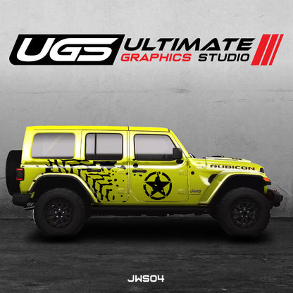 Jeep Star Door Graphics