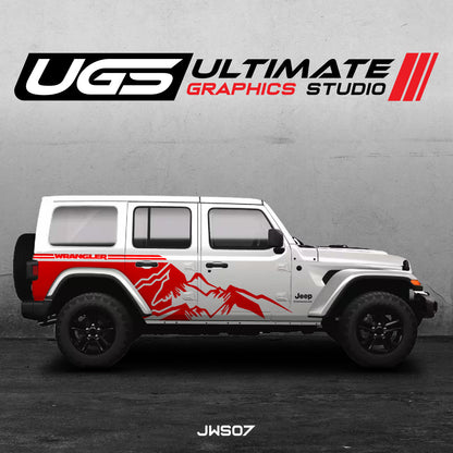 Jeep Mountain Graphics 1 Color