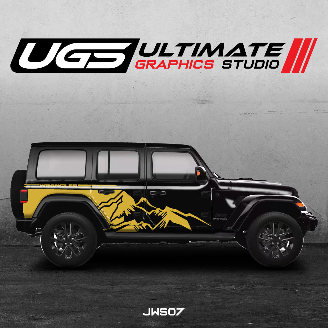 Jeep Mountain Graphics 1 Color