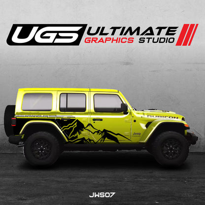 Jeep Mountain Graphics 1 Color