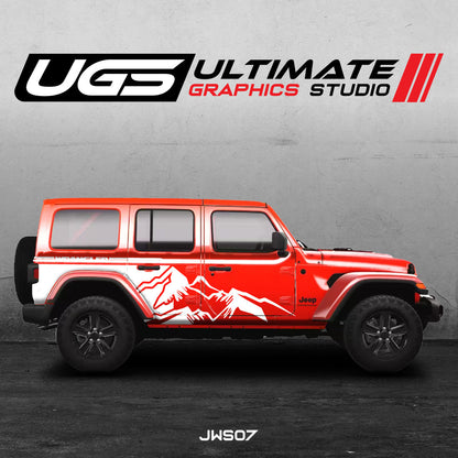Jeep Mountain Graphics 1 Color
