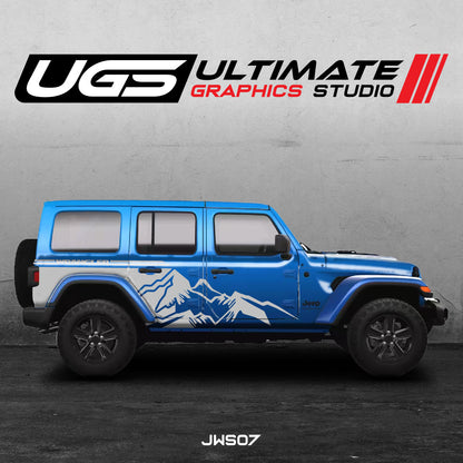 Jeep Mountain Graphics 1 Color