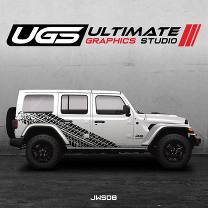 Jeep  Side Road Marks Graphics