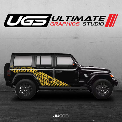 Jeep  Side Road Marks Graphics