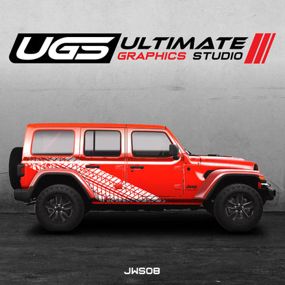 Jeep  Side Road Marks Graphics